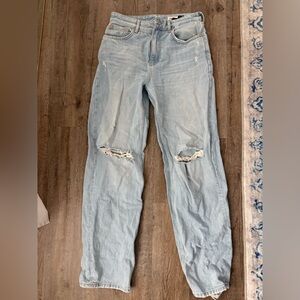 Zara Men's Relaxed Light Blue Jeans